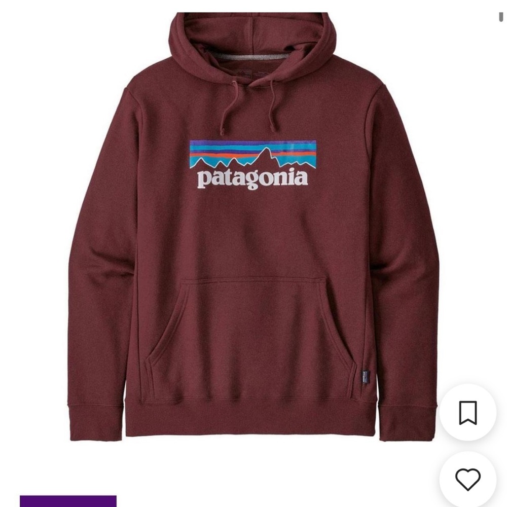 Patagonia Women's Maroon Logo Pullover Hoodie